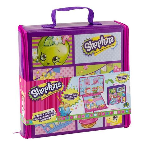 Shopkins Estojo e Cenário - DTC Menor preço em Shopkins Estojo e Cenário - DTC