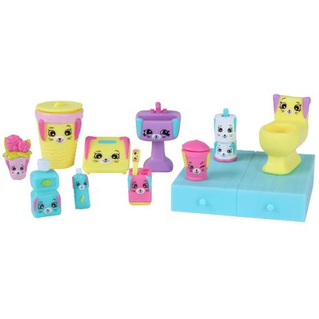 Shopkins Happy Places Kit Decoração - Banheiro Coelhinhos - DTC Menor preço em Shopkins Happy Places Kit Decoração - Banheiro Coelhinhos - DTC
