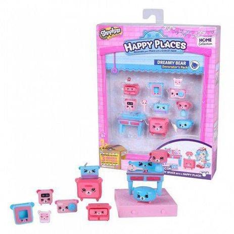 Shopkins HAPPY Places KIT Decoraçao Quarto Ursinhos DTC 4482 Menor preço em Shopkins HAPPY Places KIT Decoraçao Quarto Ursinhos DTC 4482
