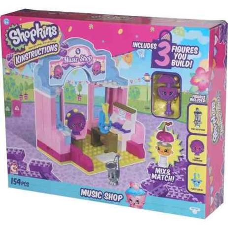 Shopkins Kinstructions - Blocos de Montar - Music Shop - DTC Menor preço em Shopkins Kinstructions - Blocos de Montar - Music Shop - DTC