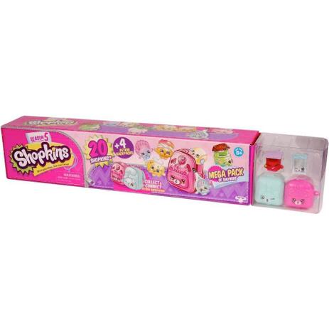 Shopkins Mega Kit com 20 + 4 Mochilinhas Petkins - Dtc Menor preço em Shopkins Mega Kit com 20 + 4 Mochilinhas Petkins - Dtc