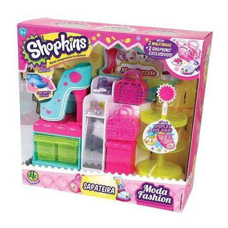 Shopkins Moda Fashion Sapateira DTC 3737 Menor preço em Shopkins Moda Fashion Sapateira DTC 3737