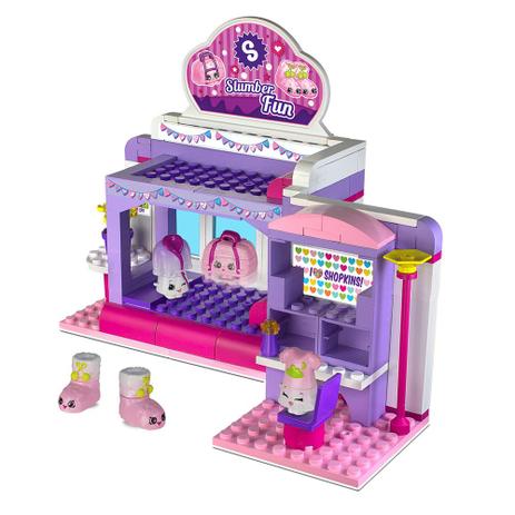 Shopkins Scene Sets Slumber Fun 184 Peças - DTC Menor preço em Shopkins Scene Sets Slumber Fun 184 Peças - DTC