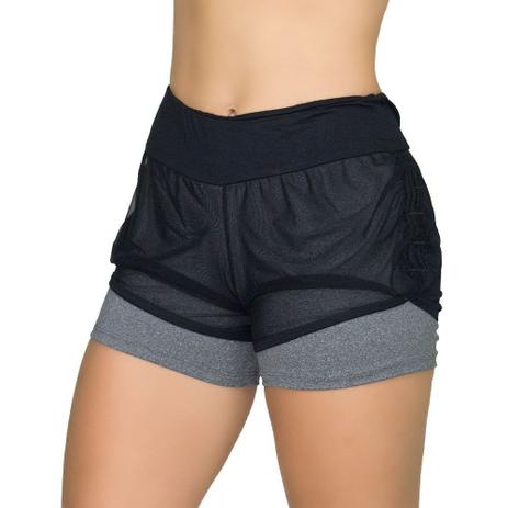 short saia academia feminino