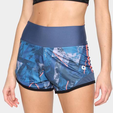 Short Área Sports Dupla Face Leaf Feminino Menor preço em Short Área Sports Dupla Face Leaf Feminino