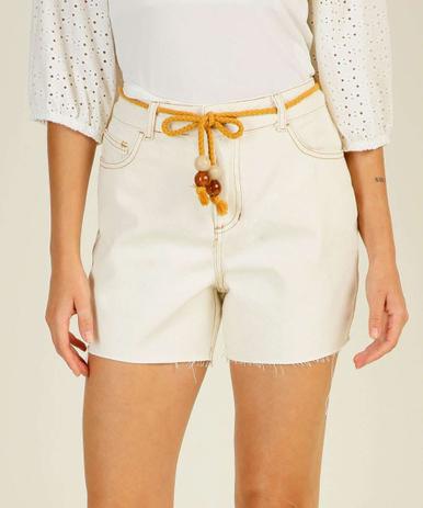 short praia cintura alta