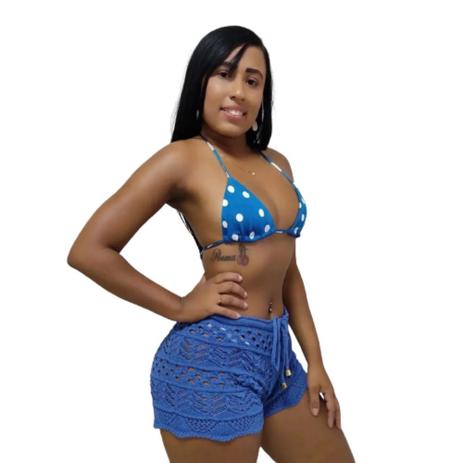 short crochê verão