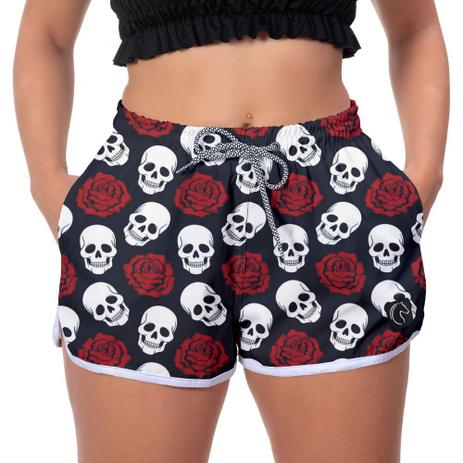 short de malhar preto