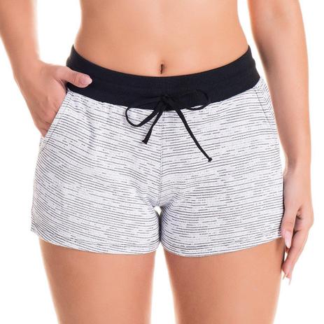 conjunto de short moletom feminino