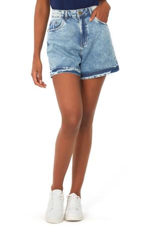 shorts jeans polo wear feminino