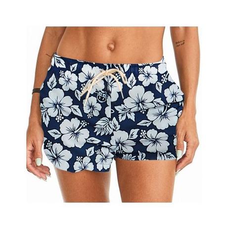 short feminino floral