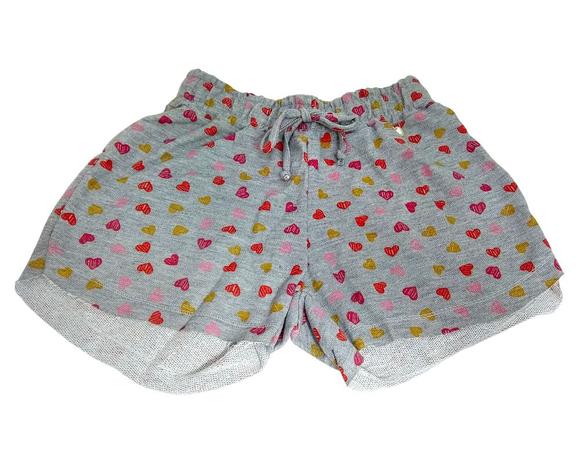 Short Feminino Infanto Juvenil Moletinho Coração C/ Pingente - Rac confecções Menor preço em Short Feminino Infanto Juvenil Moletinho Coração C/ Pingente - Rac confecções
