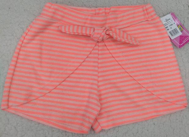 short feminino infantil