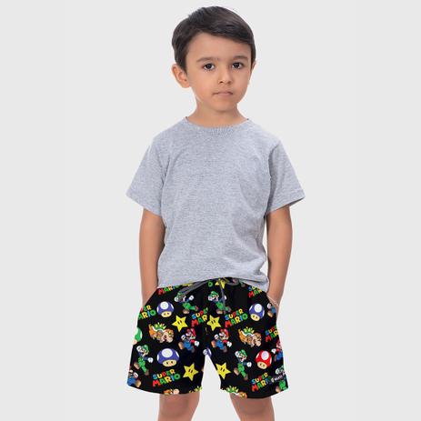 shorts feminino de personagens