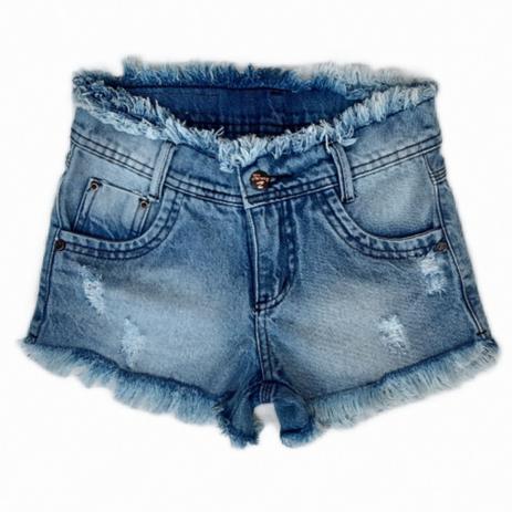 mini short jeans feminino