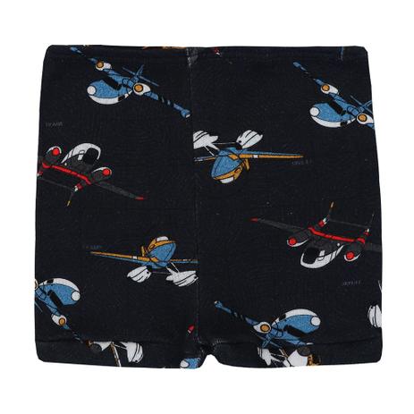 Short Masculino Bebê Suedine Avião - Up baby Menor preço em Short Masculino Bebê Suedine Avião - Up baby