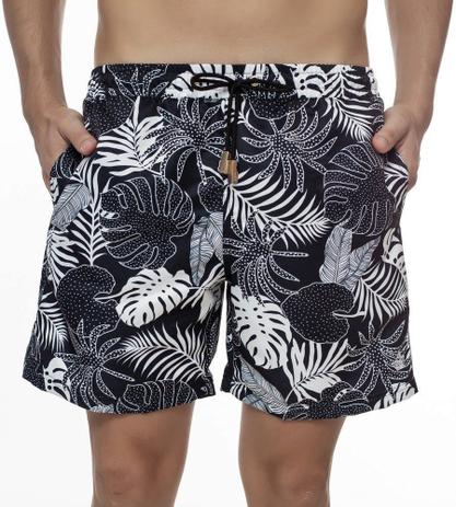 short preto com branco