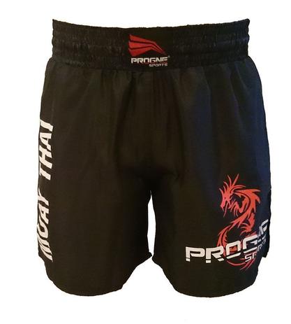 Short Muay Thai Masculino Preto Progne Sports Menor preço em Short Muay Thai Masculino Preto Progne Sports