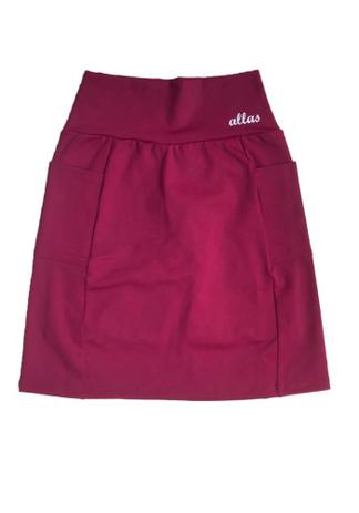 short saia com bolso fitness