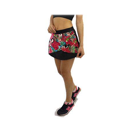 short saia estampado