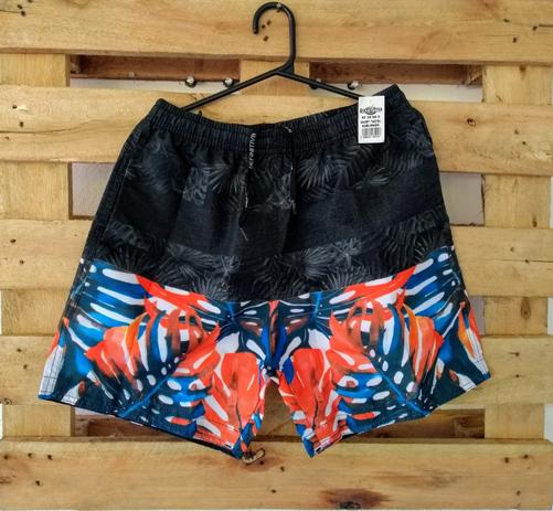 Short Tactel Praia Masculino Adulto Estampado - Evolutiva Menor preço em Short Tactel Praia Masculino Adulto Estampado - Evolutiva