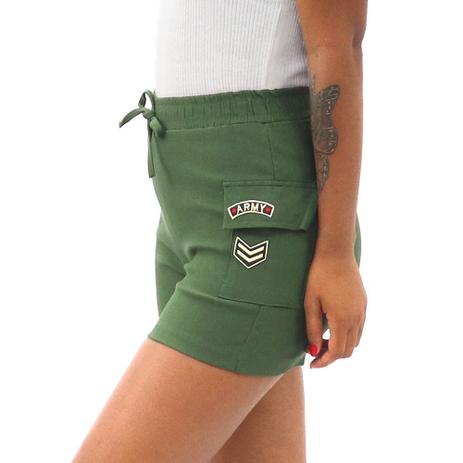 short feminino militar