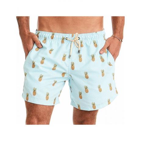 short masculino estampado desenho
