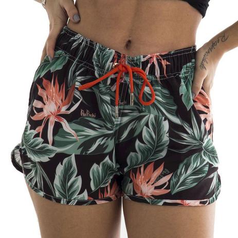 short feminino floral
