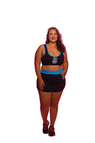 short larguinho plus size
