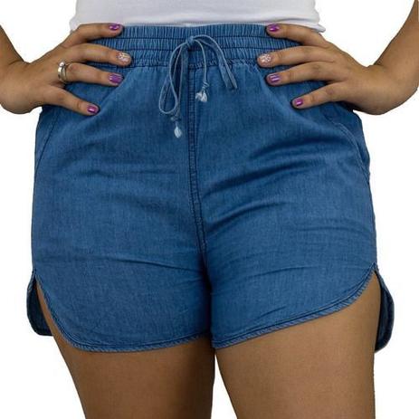 short aberto na cintura