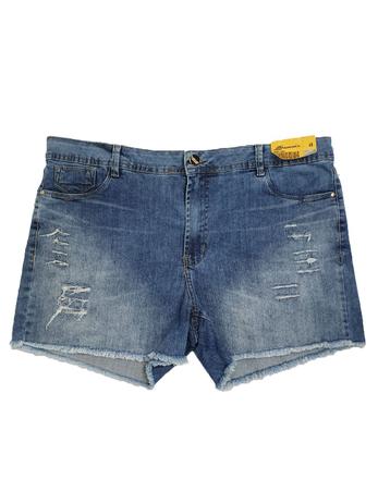 short jeans plus size curto