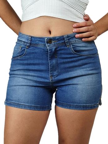 shorts feminino jeans curto