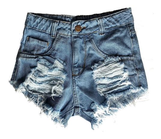 shorts feminino destroyed