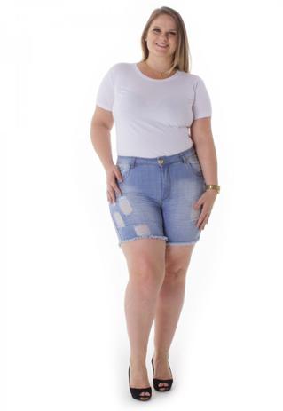 shorts jeans plus size feminina