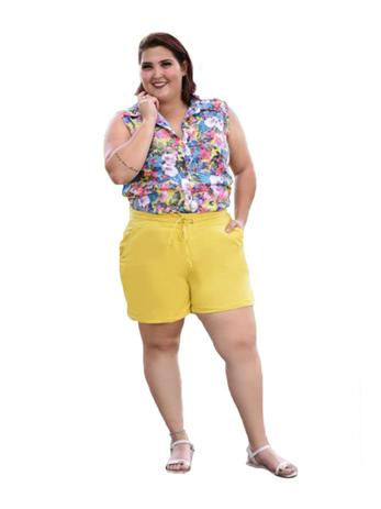 shorts jeans feminino plus size
