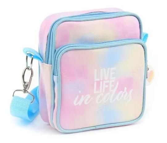 light pink lunch bolsa