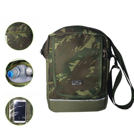 Bolsa transversal camuflada Clearance