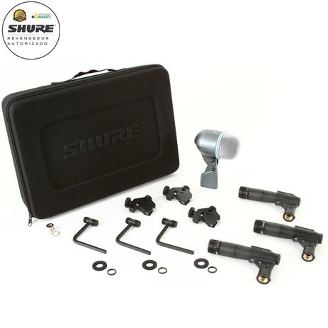 Shure - Kit de Microfones Para Bateria DMK5752 Menor preço em Shure - Kit de Microfones Para Bateria DMK5752