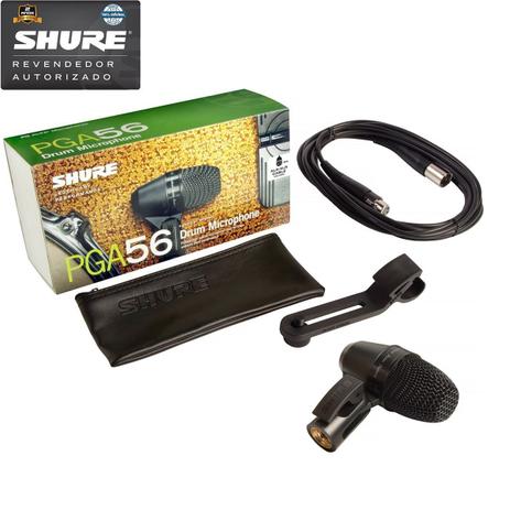 Shure - Microfone Para Bateria Cardióide PGA56 LC Menor preço em Shure - Microfone Para Bateria Cardióide PGA56 LC