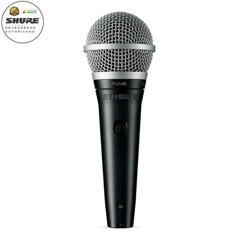 Shure - Microfone Vocal PGA48 XLR Menor preço em Shure - Microfone Vocal PGA48 XLR