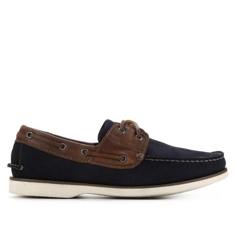 Sider Couro Democrata Deck Masculino - Dockside Masculino - Magazine Luiza