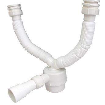 Sifão Copo Flexível Duplo Multifuncional Universal 4 Em 1 - Fere Menor preço em Sifão Copo Flexível Duplo Multifuncional Universal 4 Em 1 - Fere