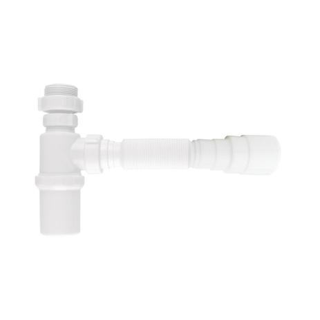 Sifao copo universal sanfonado branco - Amanco Menor preço em Sifao copo universal sanfonado branco - Amanco