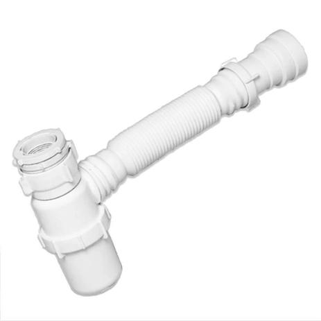 Sifao sanfonado copo branco astra Menor preço em Sifao sanfonado copo branco astra