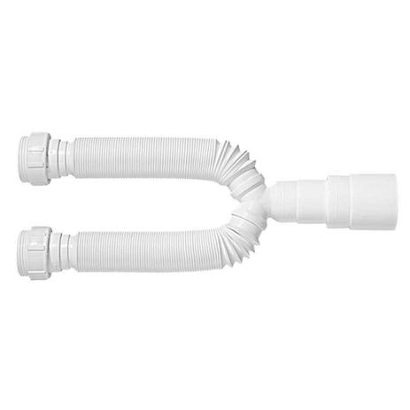 Sifão Sanfonado Tubo Extensivo Duplo Universal Blukit Menor preço em Sifão Sanfonado Tubo Extensivo Duplo Universal Blukit