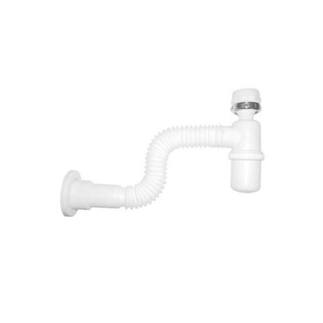 Sifão Universal em Pvc com Saída Extensível para Tanque Branco - Esteves Menor preço em Sifão Universal em Pvc com Saída Extensível para Tanque Branco - Esteves