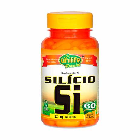 Silício Quelato Si - Unilife - 60 Cápsulas de 450mg Menor preço em Silício Quelato Si - Unilife - 60 Cápsulas de 450mg