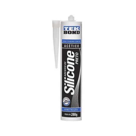Silicone Acetico 280g Preto Tekbond Menor preço em Silicone Acetico 280g Preto Tekbond