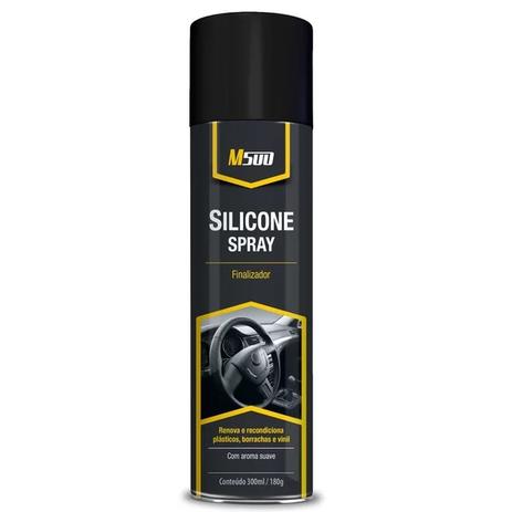Silicone Spray Automotivo M500 300ml Perfumado Aroma Ervas Menor preço em Silicone Spray Automotivo M500 300ml Perfumado Aroma Ervas