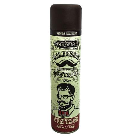 Silicone Spray Perfumado Vintage Men Brilho Seco 400ml - Centralsul Menor preço em Silicone Spray Perfumado Vintage Men Brilho Seco 400ml - Centralsul